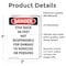 Signmission Safety Culture Sign, 3.5 in Width, Vinyl Decal, Rectangle OS-2PACK-DS-D-35-V-2333 - alternate 4